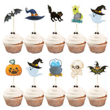 Halloween Witch Boot Cupcake Toppers – 36 Pcs Pre-Assembled Party Decorations (Halloween-Themed)
