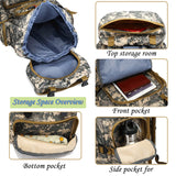 70L Tactical Hiking Backpack for Men – Waterproof Lightweight Military Rucksack with MOLLE for Camping & Outdoor Travel – Black