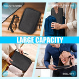 Travel Cable Organizer Pouch – Portable Tech Accessories Storage Case for Chargers & Gadgets