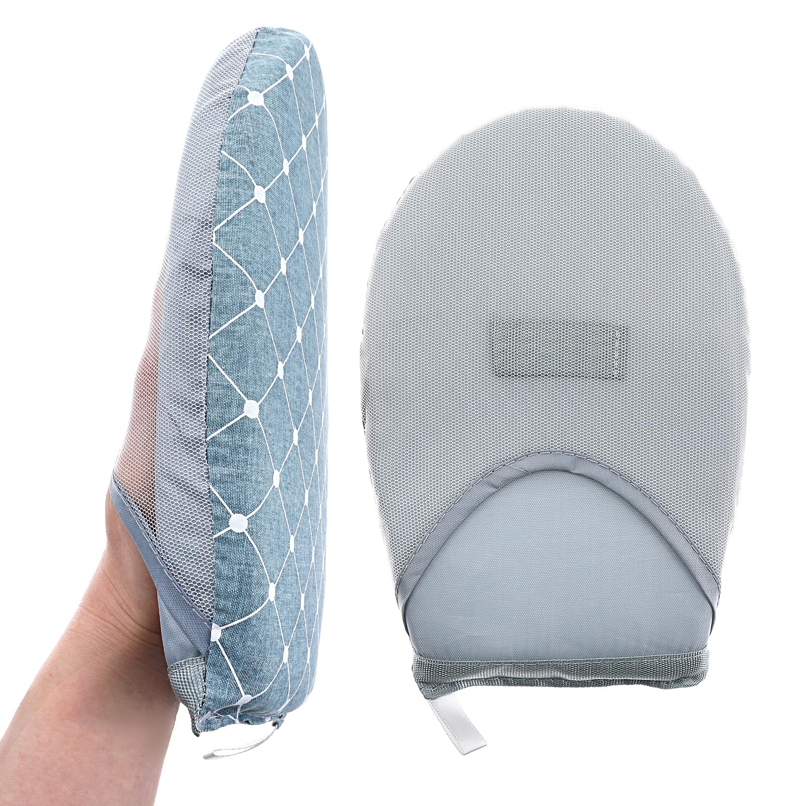 Blue Professional Garment Steamer Heat Resistant Glove with Built-In Ironing Platform and Anti-Steam Protection