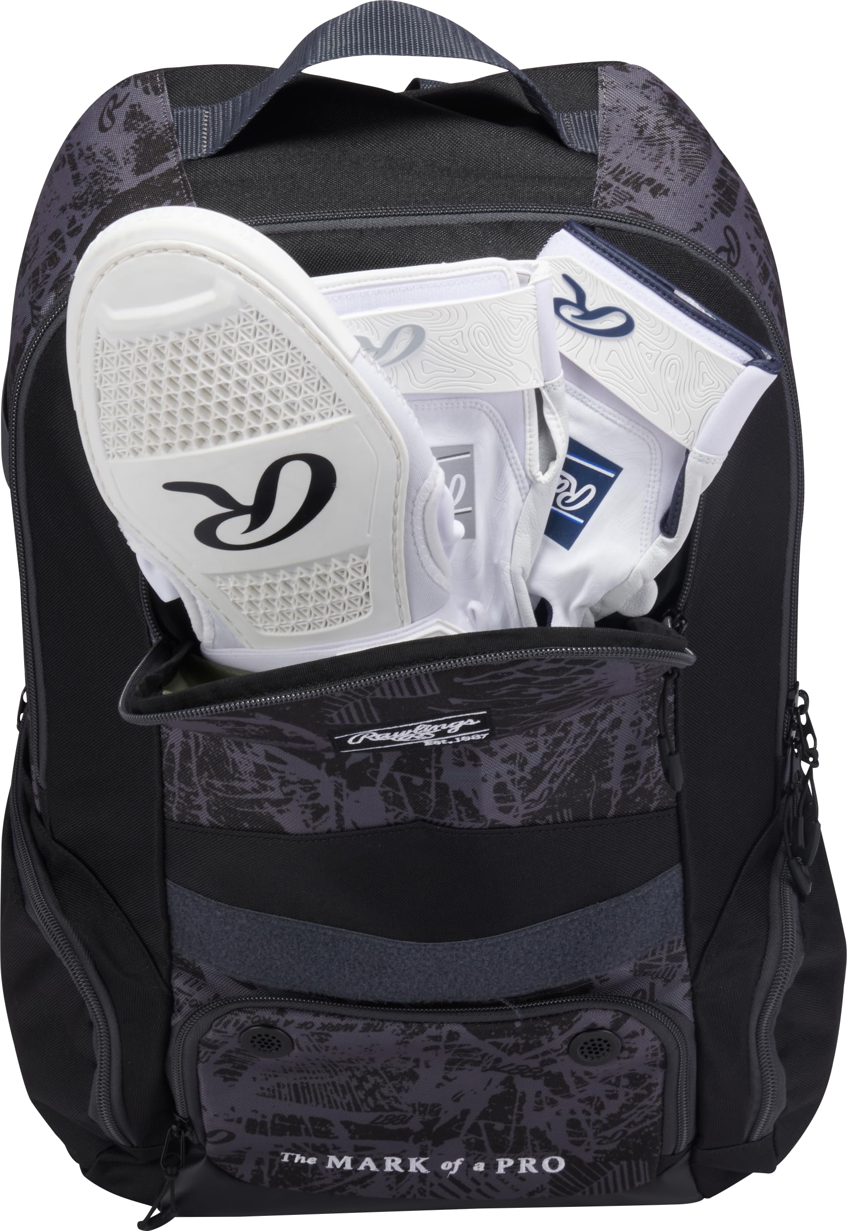 Rawlings Gamer Series Athletic Backpack – Dual Bat Sleeves, Ventilated Shoe Pocket & Pro Game-Day Design (Mint/Pink)