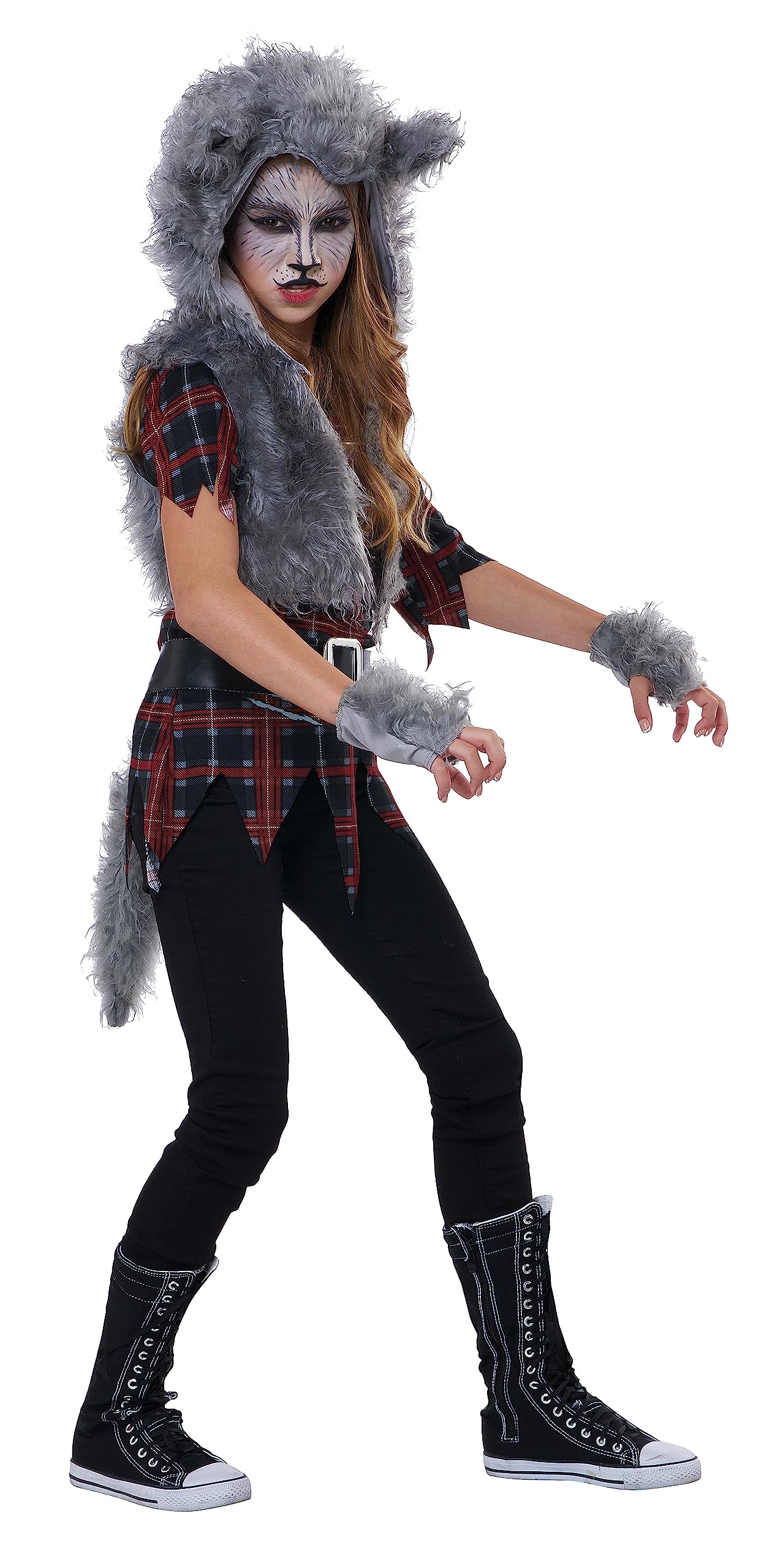 Girls Werewolf Costume Medium
