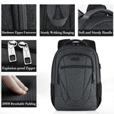 17-Inch Extra Large Laptop Backpack for School, Work & Travel – Water-Resistant USB Charging Backpack