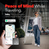 Smart TSA Luggage Lock with Apple Find My Tracking, GPS Locator Travel Padlock with Replaceable Battery