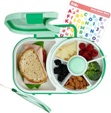 Taro Purple Snack Spinner Lunchbox with Sandwich Compartment