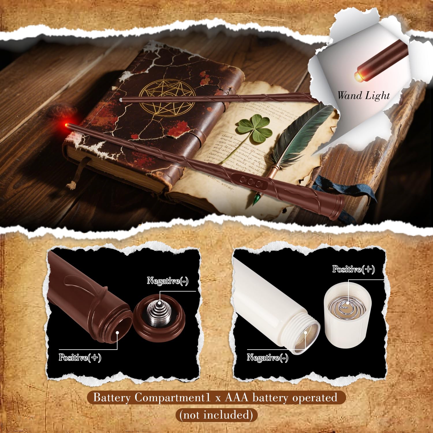 Floating Flameless LED Candle Set – 24 Ivory Hanging Candles with Remote Wand & Full Hanging Kit