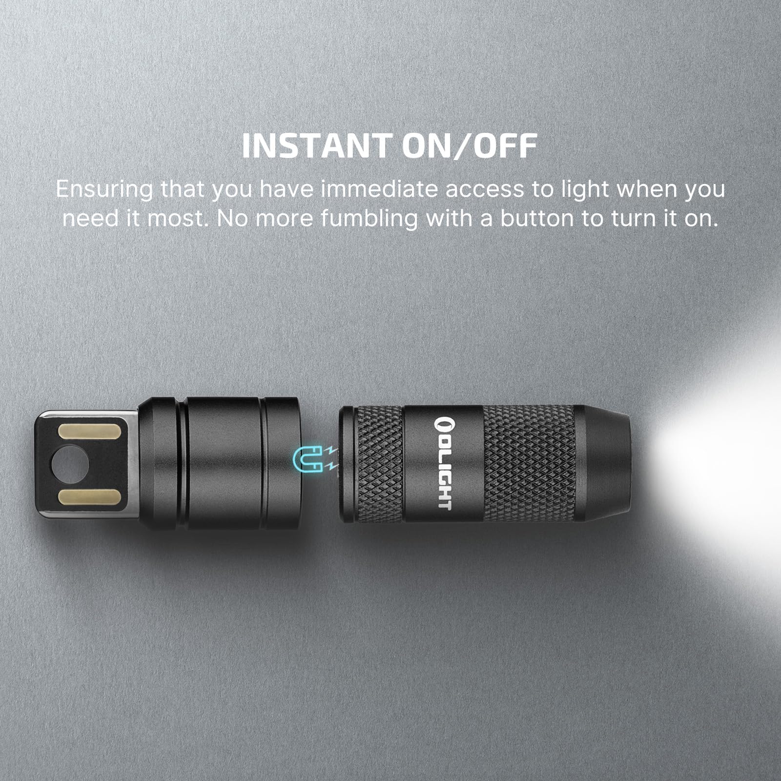 Mini Rechargeable LED Flashlight – Magnetic Pocket Light with USB Charging & Hands-Free Design
