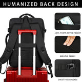 Sowaovut Extra Large Airline-Approved Travel Laptop Backpack – 17.3″ Carry-On Business & College Daypack (Black)