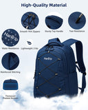 Hantrip Large School & College Backpack with Laptop Compartment, Chest Strap, Water-Resistant Design