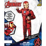Kids Iron Man Costume – Official Marvel Muscle Suit with Mask & Chest Reactor Design (Small)