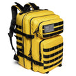 45L Tactical Backpack – Large Capacity Outdoor Rucksack for Hiking, Camping, Fitness & Travel – Yellow