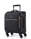 Bagsmart 16-Inch Underseat Carry-On Luggage with Spinner Wheels & TSA Lock – Black