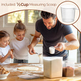 Airtight Flour & Sugar Storage Container Set – 3-Piece Stackable Pantry Organization System