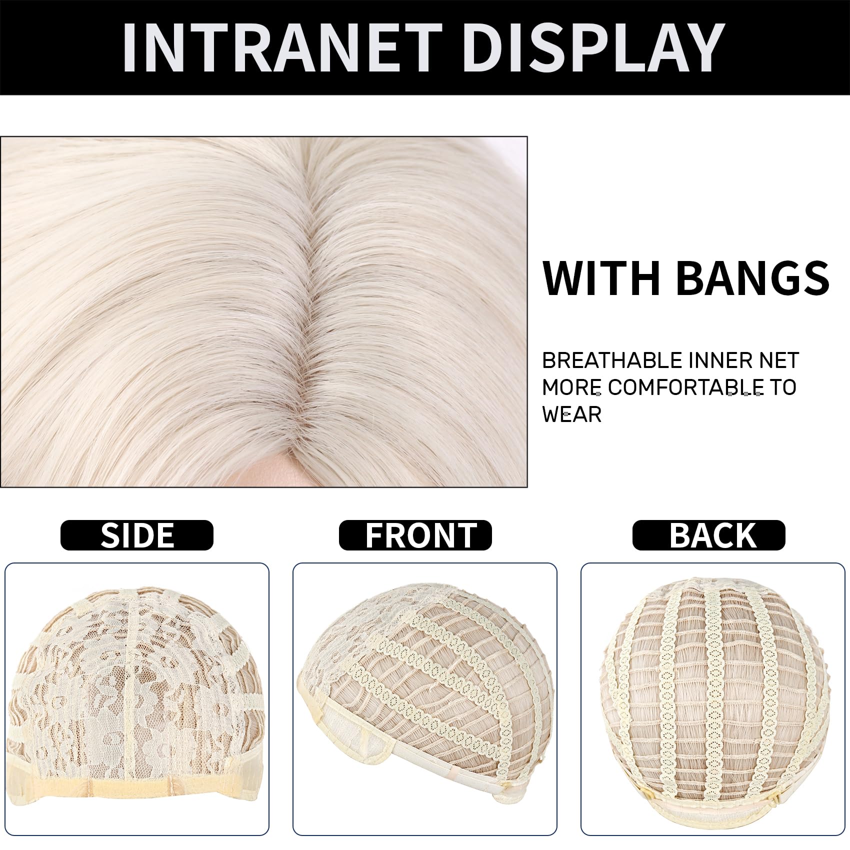 Enid Sinclair Inspired Wig – Short Pink & Blue Wavy Cosplay Hair for Women (Color: Enid-3)