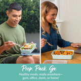 Bentgo Meal Prep Containers – 20 Piece Reusable Food Storage Set with Lids, 4-Cup Portion Control