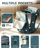 Travel Backpack Women,Carry On Backpack Flight Approved 18x14x8 inches Bag Spirit Airlines Personal ltem,College Sports Hiking Rucksack Waterproof Outdoor Casual Daypack Laptop Blackpack,Peacock Blue