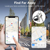 Air Tracker Tag 4 Pack, Apple Find My Compatible Bluetooth Tracker with IP68 Waterproof Design and Magnetic Mount