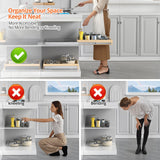 Solid Wood Pull-Out Cabinet Organizer with Soft-Close Slides – Heavy-Duty Slide-Out Drawer Shelf for Kitchen & Pantry