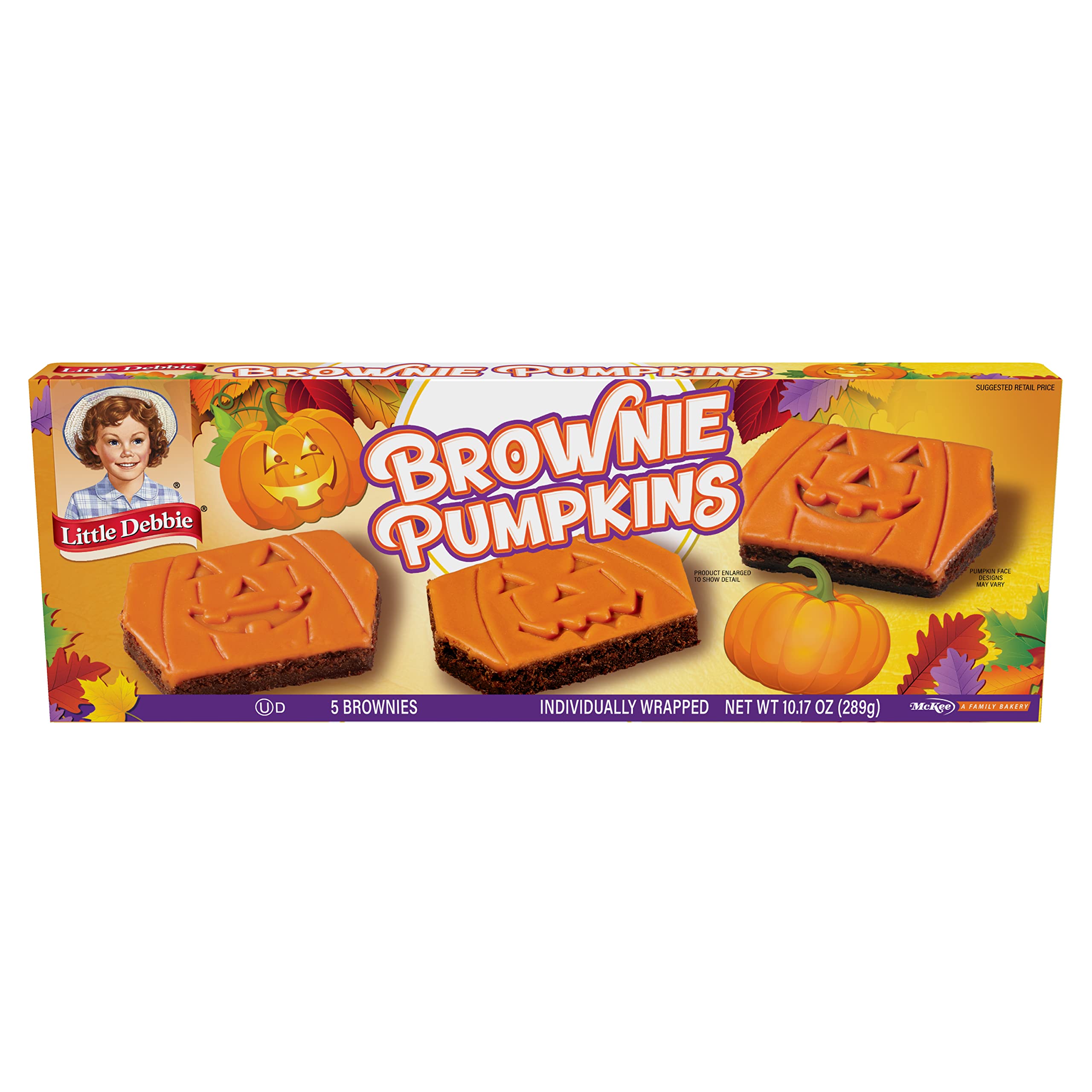 Little Debbie Pumpkin Brownies – Fudge Brownies with Orange Icing (Limited Edition Fall Treats)