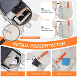 BECOJADDE 15L Ultralight Packable Hiking Backpack – Foldable Mini Daypack for Travel, Camping & Outdoor Use – Beige