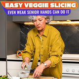 2-in-1 Kitchen Smart Cutter Scissors with Cutting Board – Vegetable & Food Prep Shears