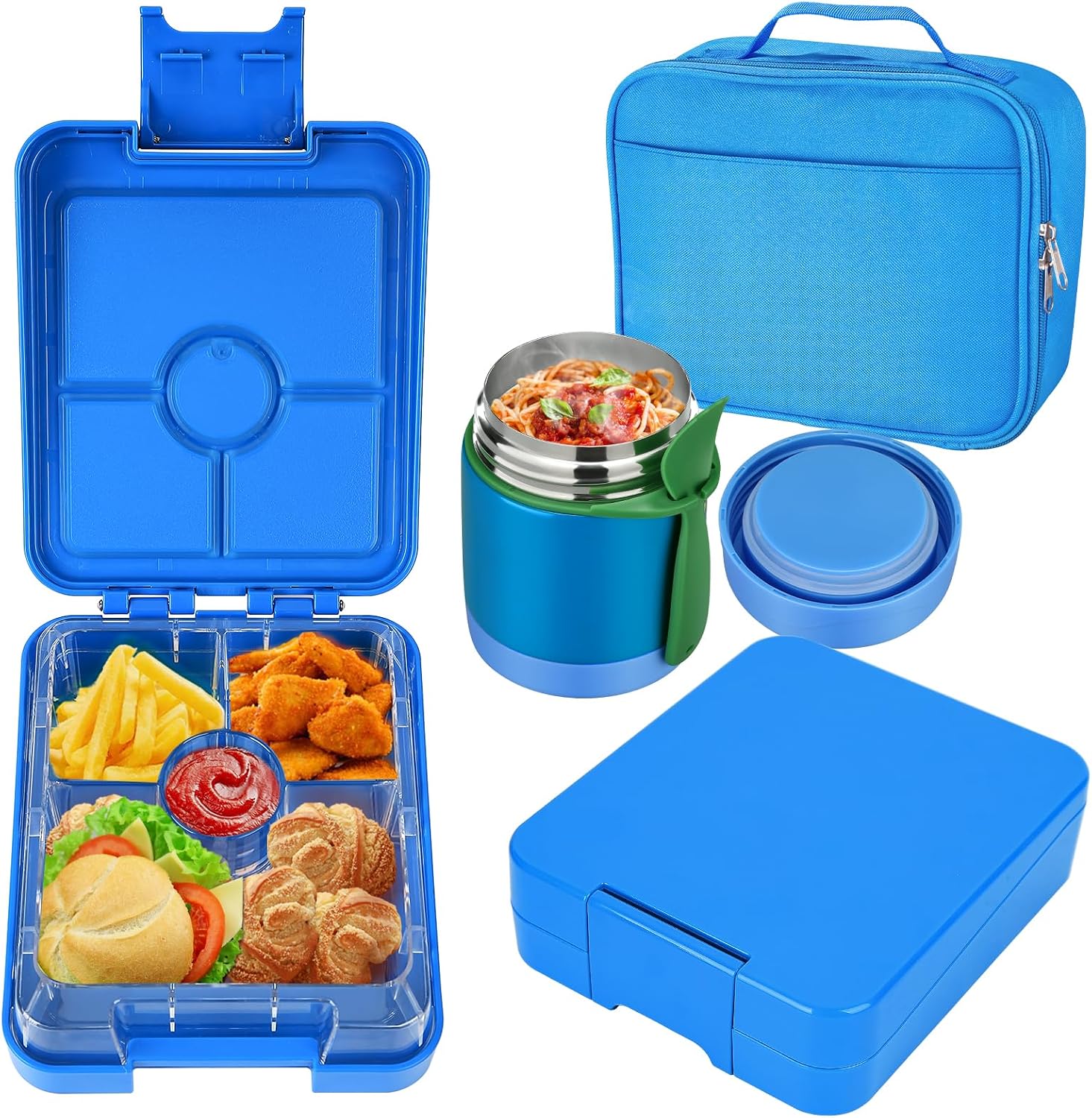 Pink Horse Bento Set with 10 oz Insulated Food Jar