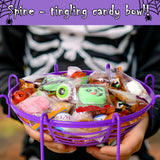 6-Pack Spider Web Candy Bowls – Halloween Snack & Treat Holders (Black, Orange, Purple