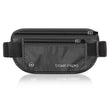 Travel Inspira Hidden RFID Money Belt – Secure Anti-Theft Passport & Card Wallet (Black Edition)