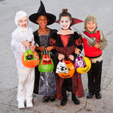 96-Pack Halloween Drawstring Candy Bags – 12 Cute Designs, Durable 6x6" Trick-or-Treat Goodie Bags for Kids & Parties