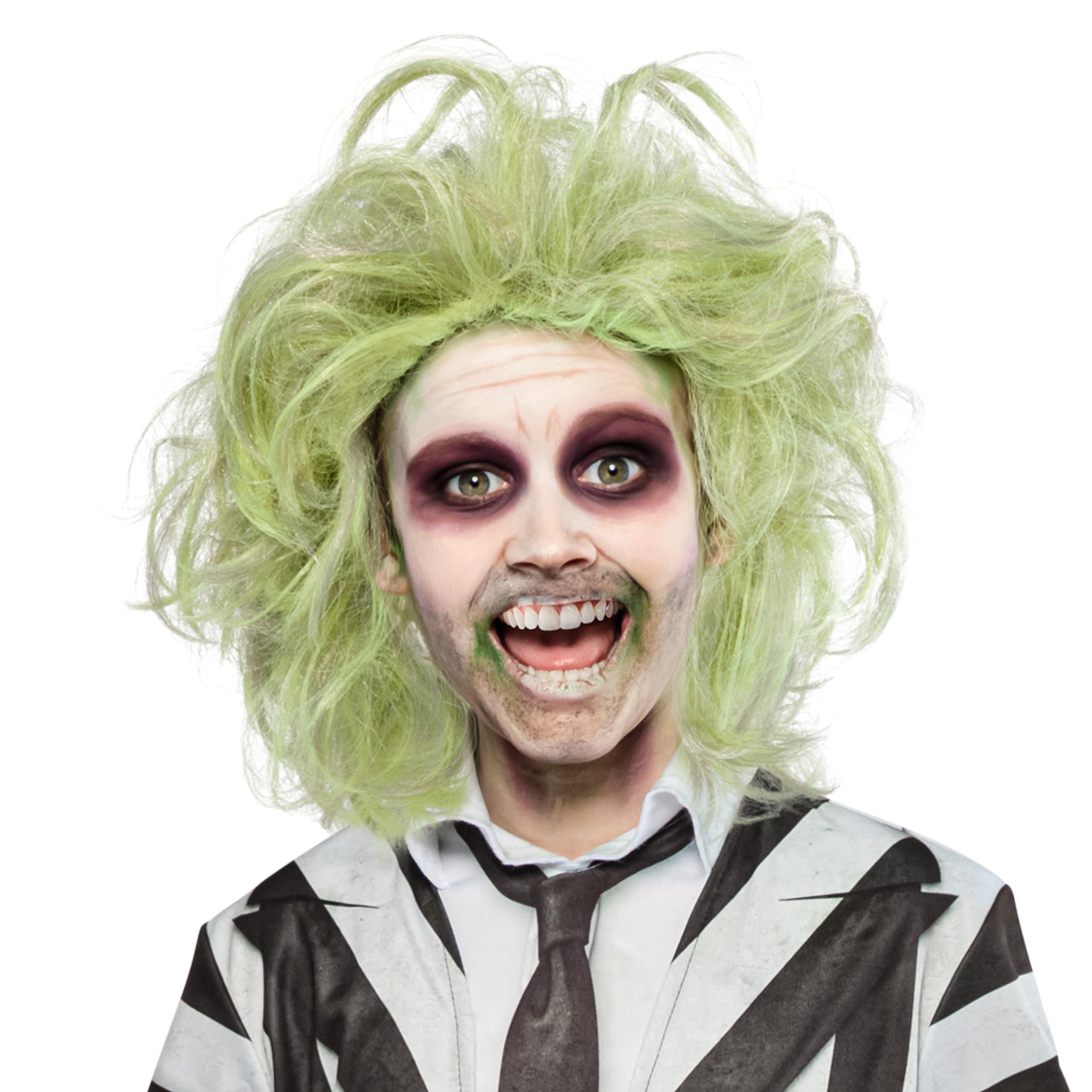 Kids Beetlejuice Wig – Official Licensed Movie Costume Accessory by Rubie’s (Green)