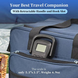 Rechargeable Digital Luggage Scale – Portable Travel Baggage Weight Scale with LCD Display & 110lb Capacity (Black)