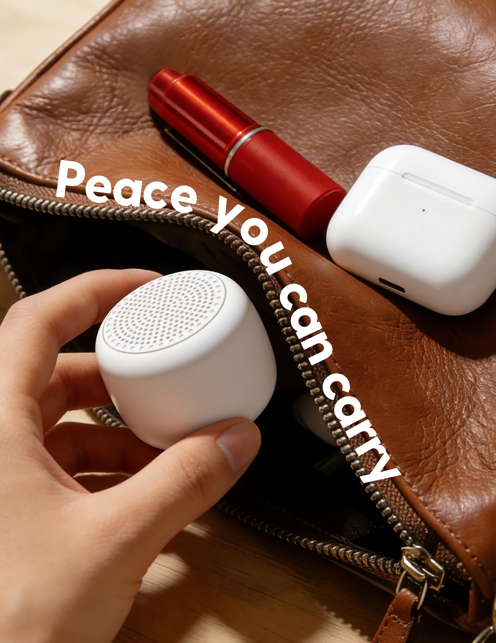 Portable White Noise Machine – Pocket Sleep Sound Machine with 15 Relaxing Sounds & USB-C Rechargeable Design
