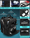 ProEtrade Extra Large Travel Laptop Backpack 50L – TSA Approved USB Charging Anti-Theft Bag