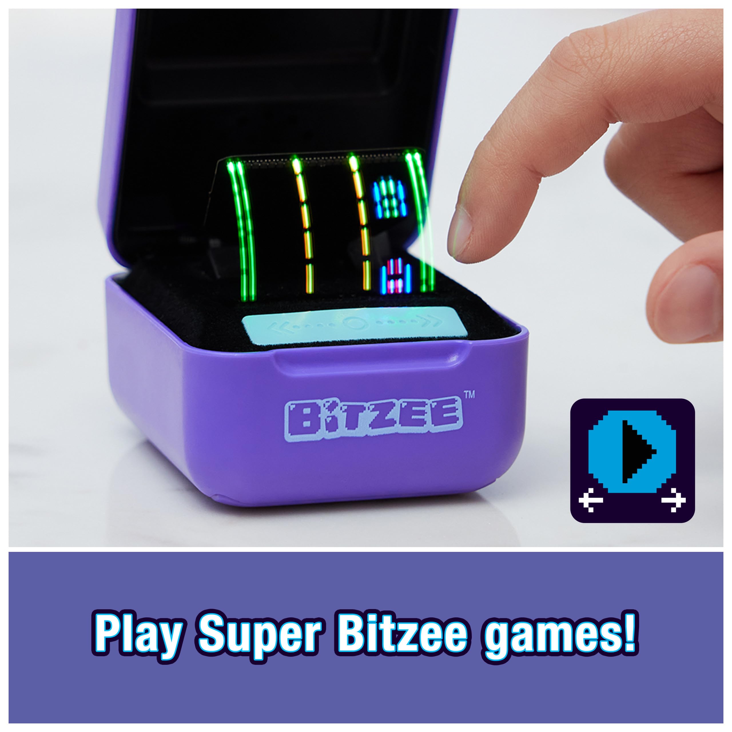 Bitzee Interactive Digital Pet Toy with Touch & Motion Response – Collectible Virtual Companion with 15 Evolving Characters