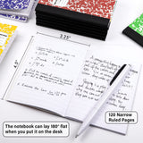 Feela Mini Composition Notebooks – 70 Pack Pocket Size Lined Journals in 5 Solid Colors (4.5” x 3.25”)