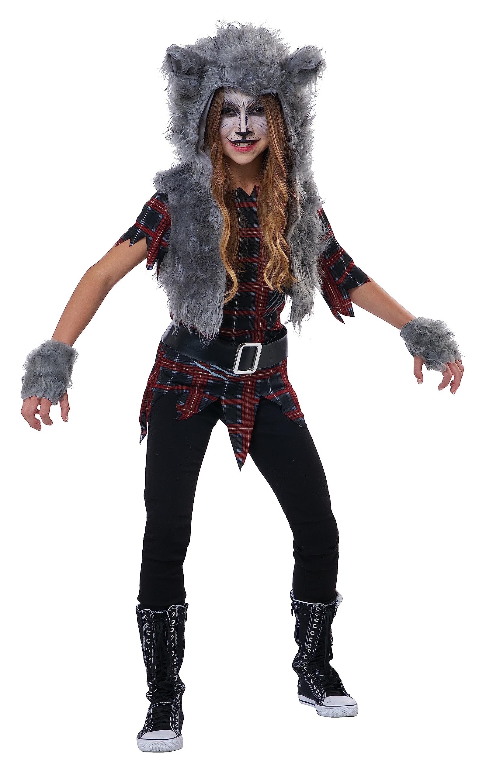 Girls Werewolf Costume Medium