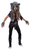 Girls Werewolf Costume Medium