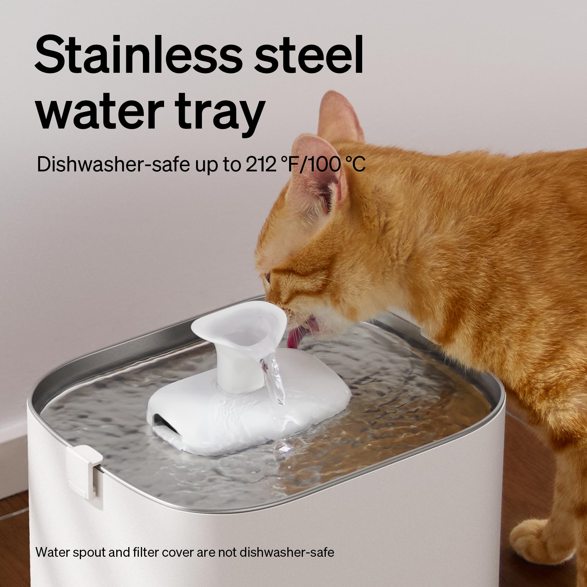 PETLIBRO Dockstream 2 Smart Cat Water Fountain 3L – WiFi Hydration Tracking & Pump-Free Design (White)
