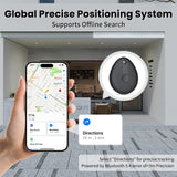 MFi Certified Apple Find My Bluetooth Tracker Tag 4 Pack, Ultra-Light Smart Item Locator with 90dB Alert and 1-Year Battery