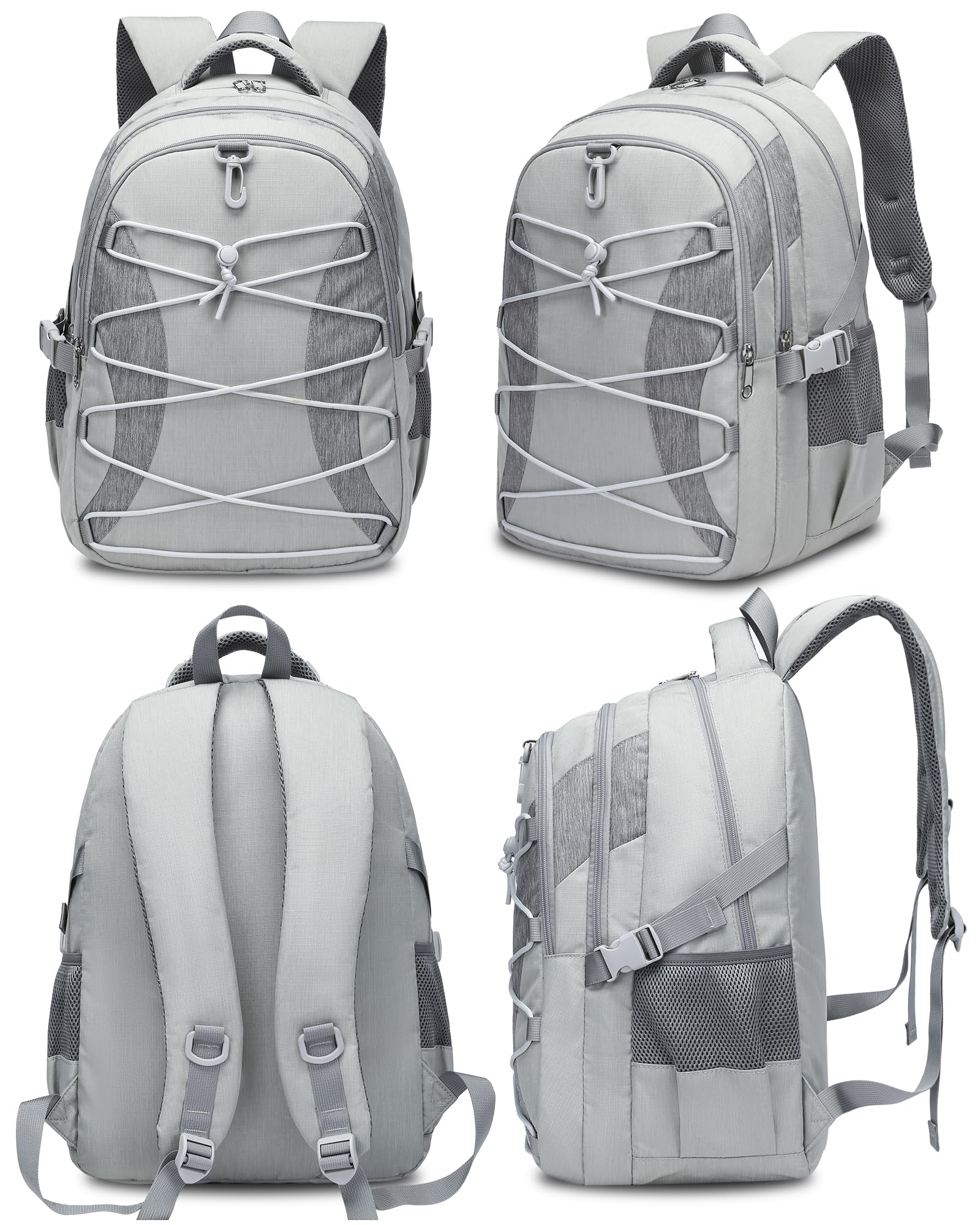 Bluefairy Middle & High School Backpack with Laptop Compartment, Large Capacity Bookbag for Teens