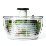 One-Touch Salad Spinner with Non-Slip Base for Lettuce, Herbs & Vegetables