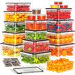 20-Piece Airtight Food Storage Containers Set – Leakproof BPA-Free Meal Prep Boxes with Lids (Multi-Size)