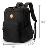 ZORFIN 26L Laptop Backpack for College & Travel – Water-Resistant Everyday Bookbag