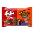 KIT KAT & REESE’S Assorted Milk Chocolate Snack Size Candy – 30 Count Halloween Bag (18.44 oz)