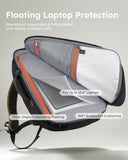 Tolaccea Expandable Carry-On Travel Backpack 40L–50L with TSA-Approved Design and Laptop Compartment