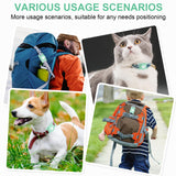 Smart Pet Tracker Compatible with Apple Find My, Waterproof GPS Tag for Cats & Dogs, No Subscription Required, Lightweight Silicone Holder