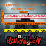 Halloween Fright Tape Bundle – 3 Rolls “Keep Out”, “Caution”, “Warning” Scary Party Decoration Set