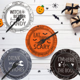 Halloween Dessert Plates – 48 Pcs 7-Inch Assorted Paper Plates for Spooky Party Snacks & Appetizers