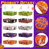 25-Pack Halloween Paper Bowls – Disposable Snack & Treat Holders (Pumpkin, Ghost & Skeleton Designs)