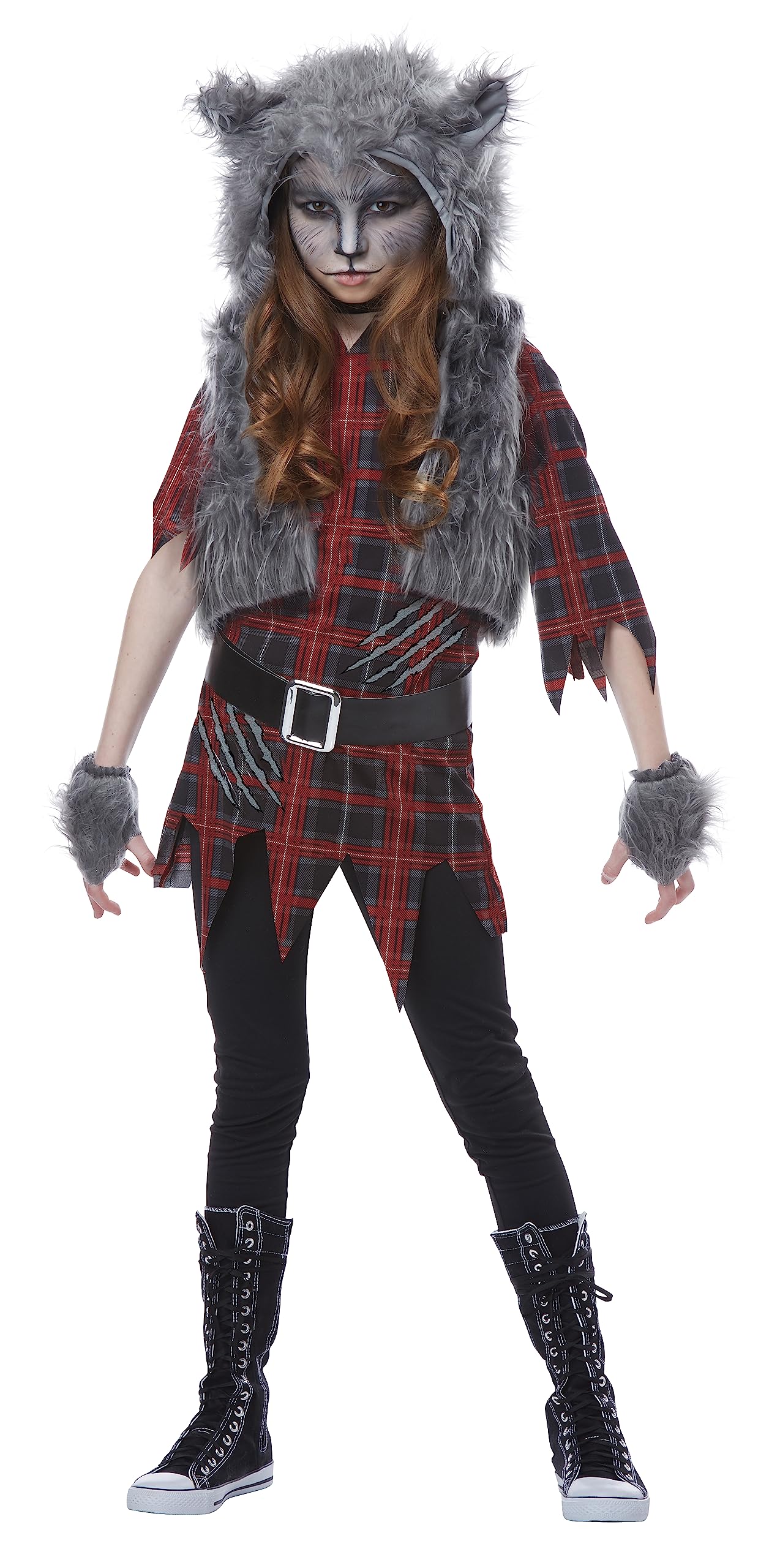 Girls Werewolf Costume Medium